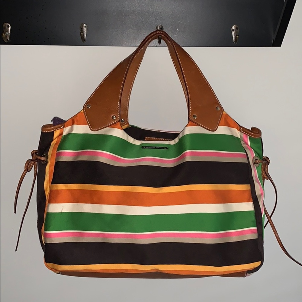Vintage Kate Spade ♠️ cloth/ leather bag